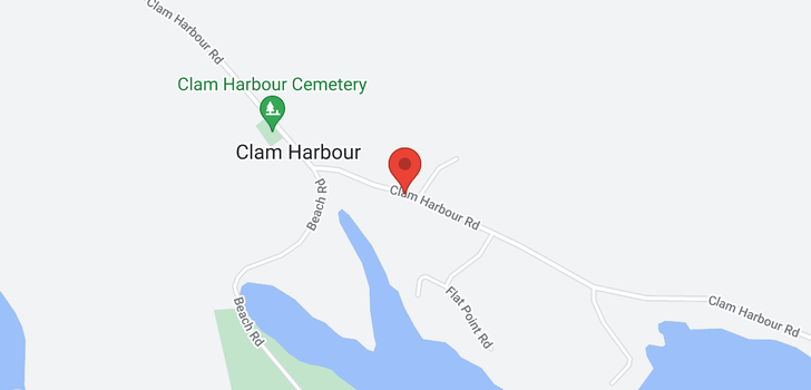 map of 3479 Clam Harbour Road